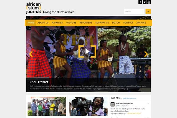 NonProfit theme site design template sample