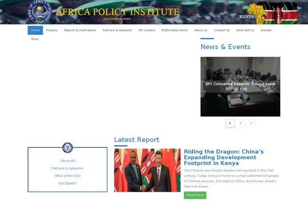 Ascent theme site design template sample