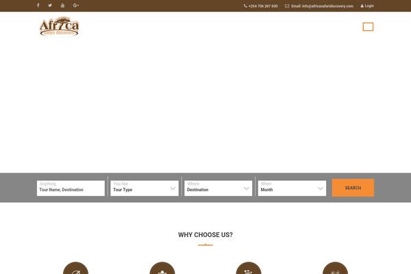 Site using Travel-booking plugin