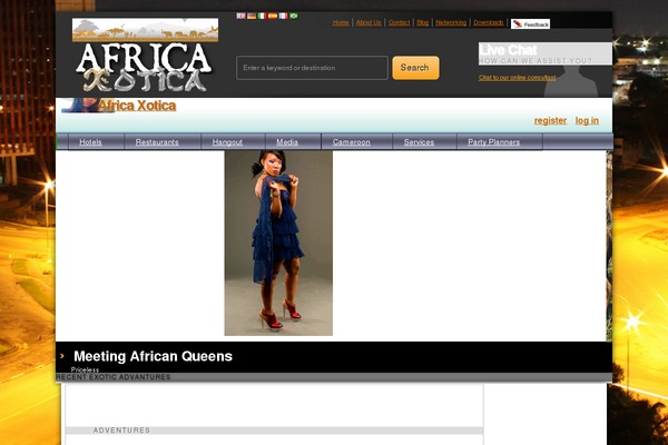africaxotica.com site used Wp_hot_destinations