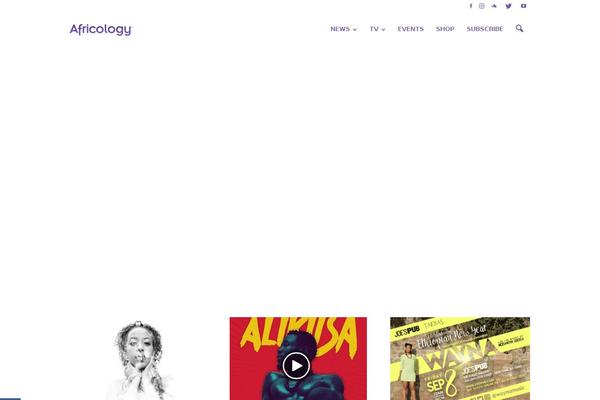 Newspaper theme site design template sample