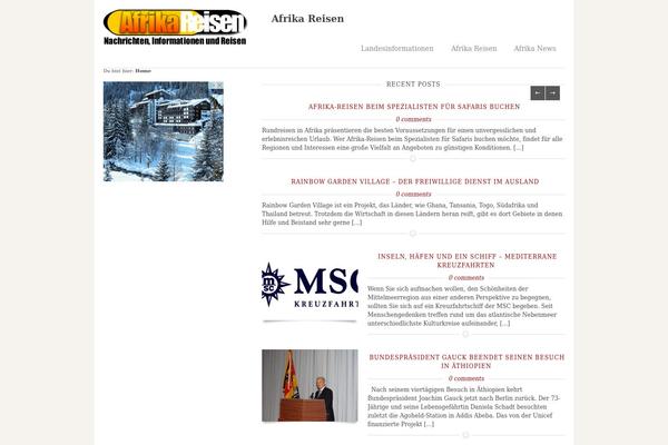 Voyage theme site design template sample