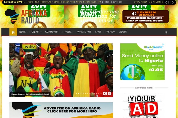 Magazin theme site design template sample