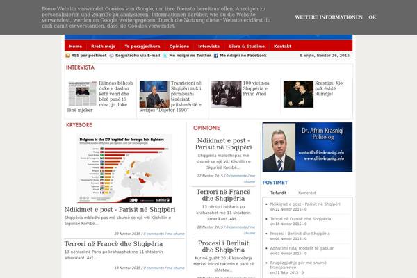 Linepress theme site design template sample