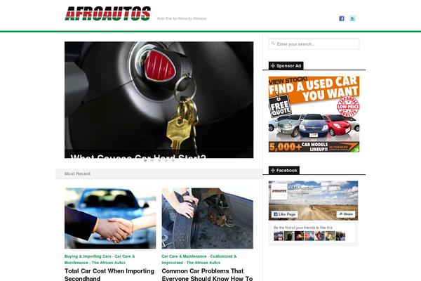Gloria theme site design template sample