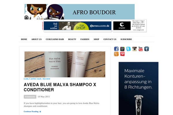 afroboudoir.com site used Daily Edition