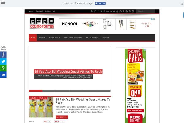 Newspaper Child theme site design template sample