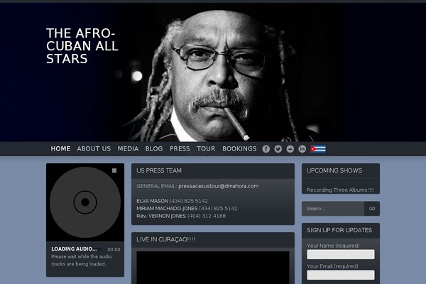 Soundcheck theme site design template sample