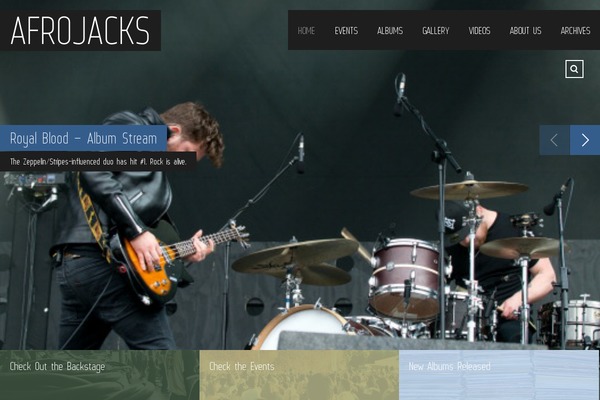 Muse theme site design template sample