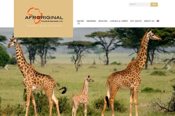 afroriginaltours.com site used Thetraveltheme