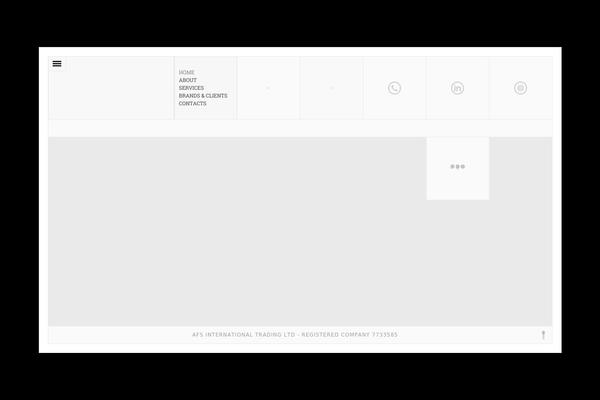 Grid theme site design template sample