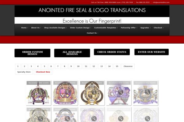 WP Opulus theme site design template sample