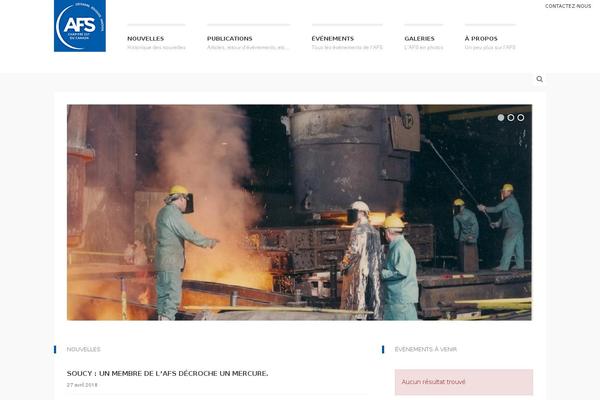 Buntington theme site design template sample
