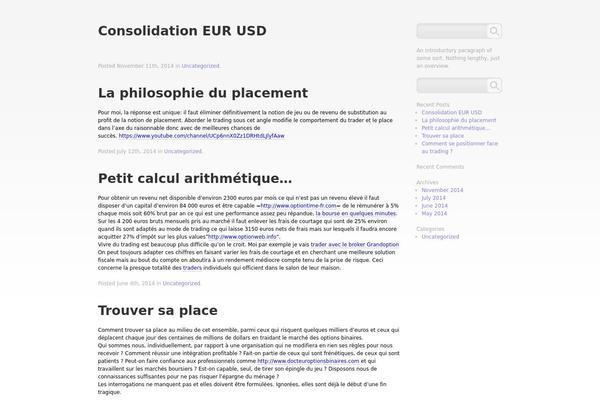 Headless theme site design template sample