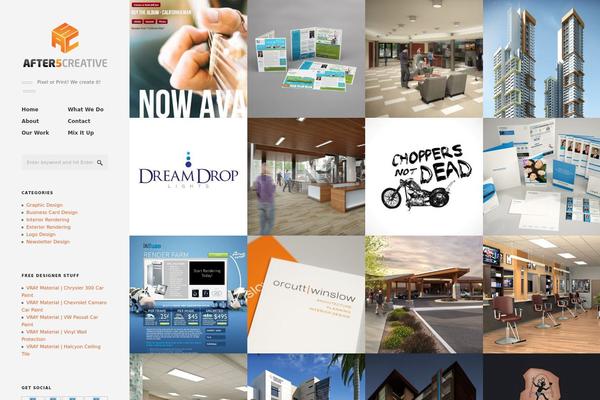 Litho theme site design template sample