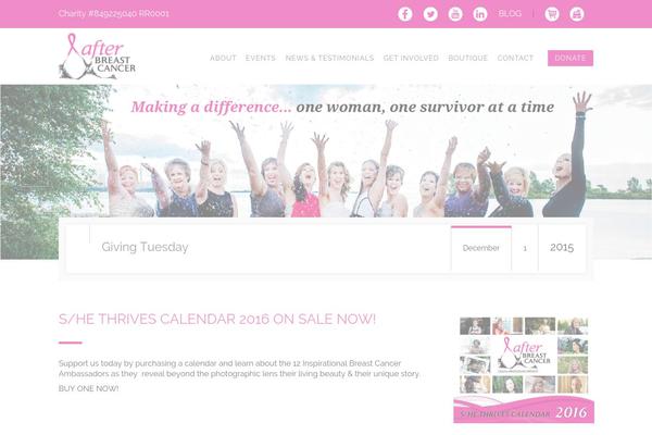afterbreastcancer.ca site used Gorising