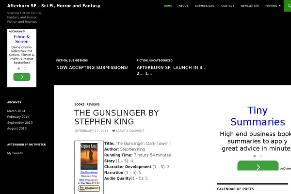 Magazine Basic theme site design template sample
