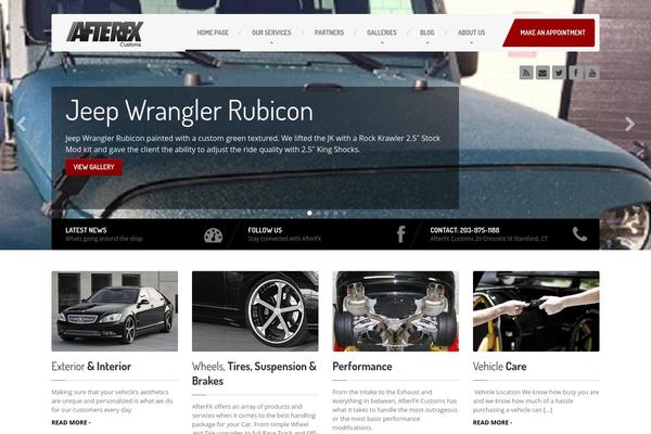 CarPress theme site design template sample
