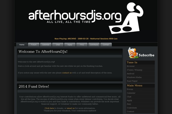 afterhoursdjs.org site used Black-bible