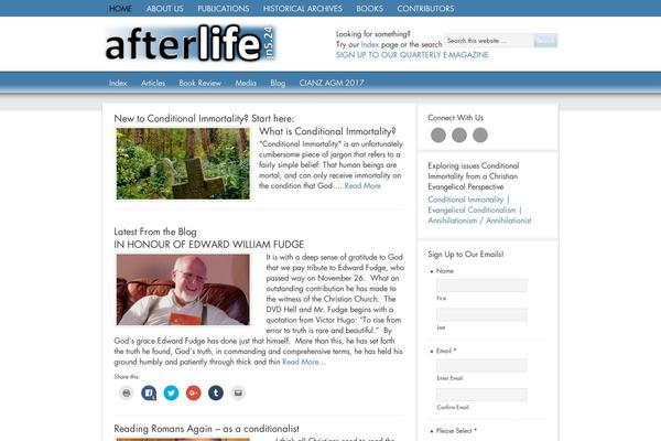 Magazine theme site design template sample