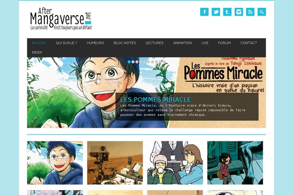 Magazino theme site design template sample