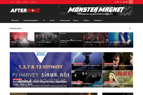 Noticia theme site design template sample