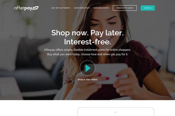 afterpay theme websites examples