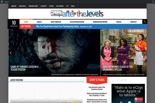 NewsCore theme site design template sample