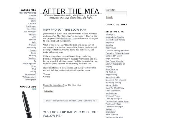 blog.txt theme site design template sample