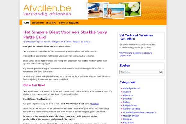 afvallen.be site used Af