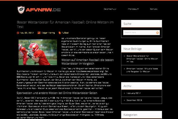 Harrington theme site design template sample