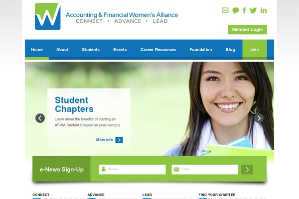 AFWA theme websites examples