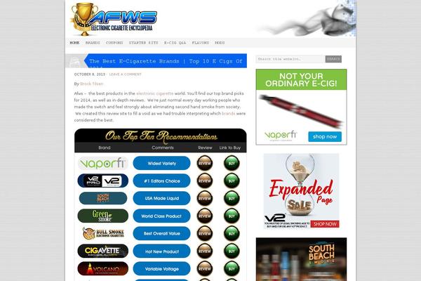 Going Green Pro theme site design template sample