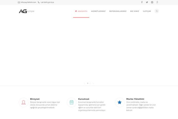 Ag theme site design template sample