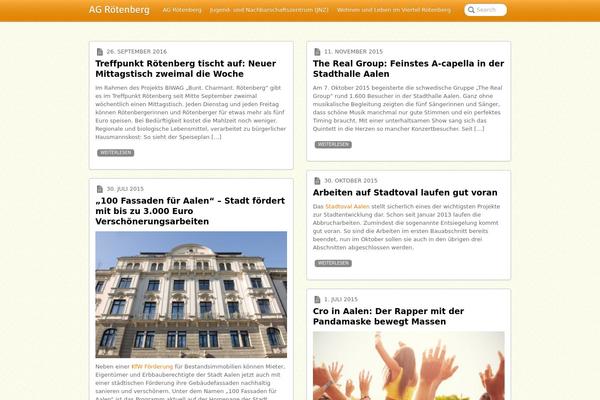 Postline theme site design template sample