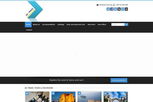 Merlin theme site design template sample