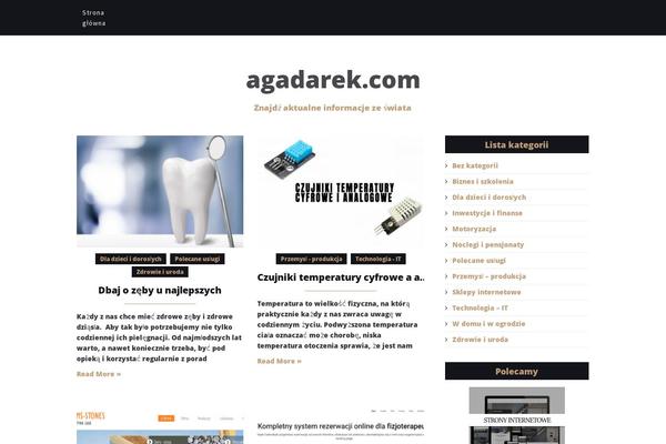 CleanBlogg theme site design template sample