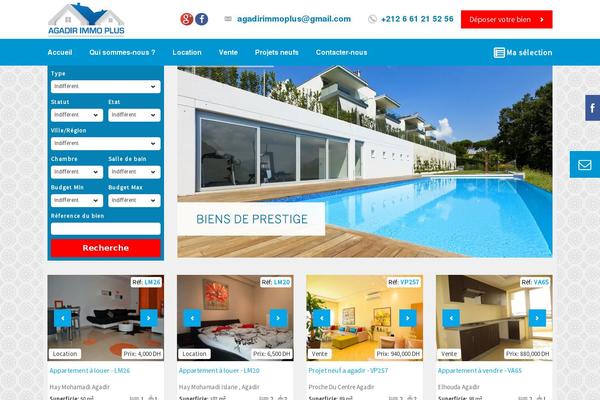 Realia theme site design template sample