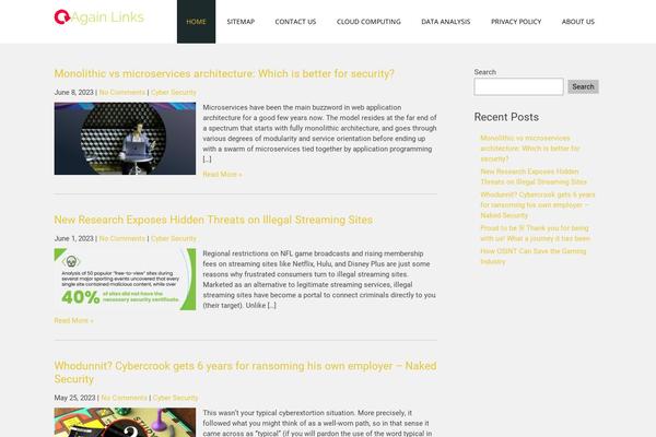 againlinks.com site used Secure