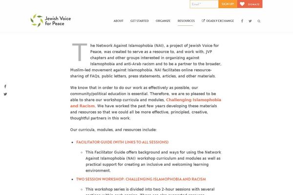 Site using SalsaPress plugin