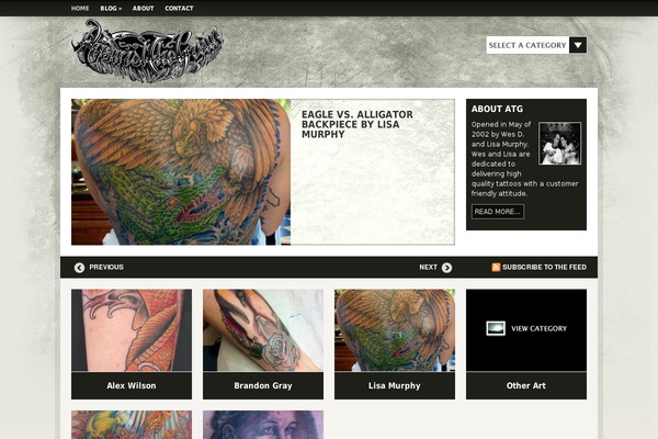Aperture theme site design template sample