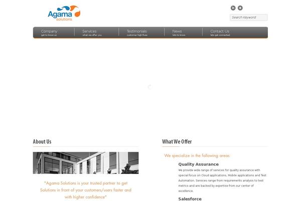 Site using Image horizontal reel scroll slideshow plugin