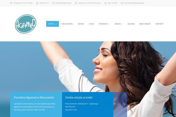 MediCenter theme site design template sample