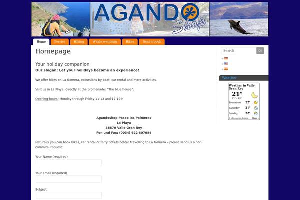 Mantra theme site design template sample