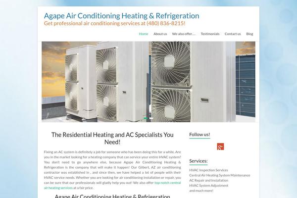 Spacious theme site design template sample