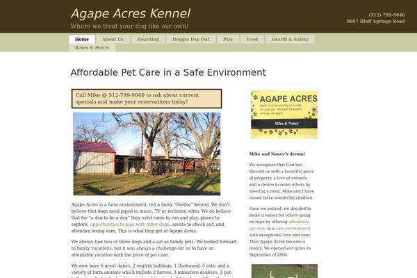agapeacresboarding.com site used simpleX