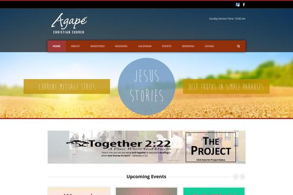 Real Church v1.04 theme site design template sample