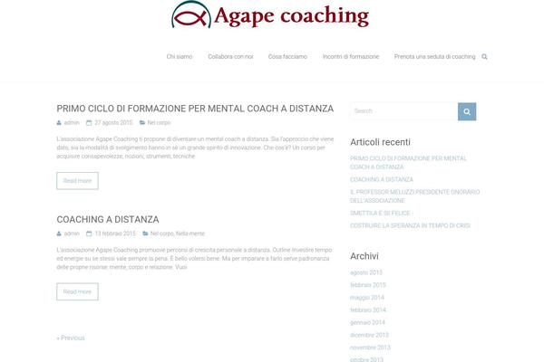 agapecoaching.org site used Ample