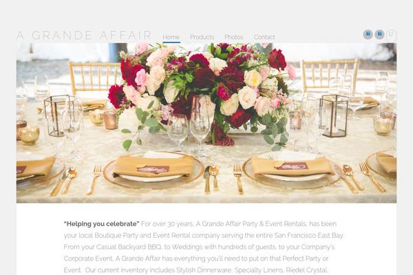 Serene theme site design template sample