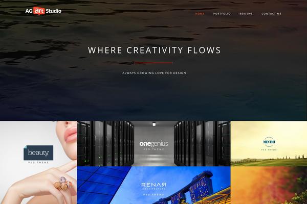 NAMO theme site design template sample